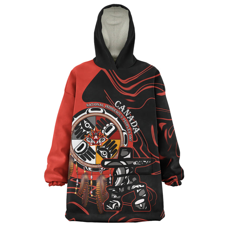 Canada Snug Hoodie Indigenous Peoples Day With Dreamcatche
