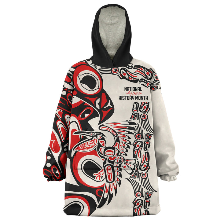 Canada Snug Hoodie Haida Sacred Wings History Month Edition