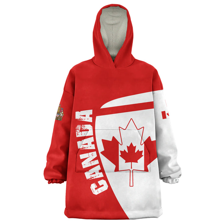 Canada Snug Hoodie Canada Maple Leafs Half Concept