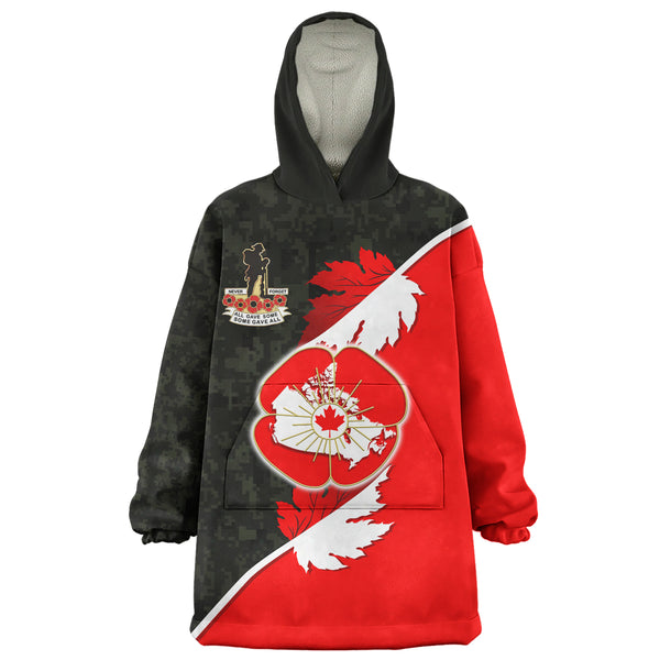 Canada Snug Hoodie Never Forgotten Remembrance Day Edition