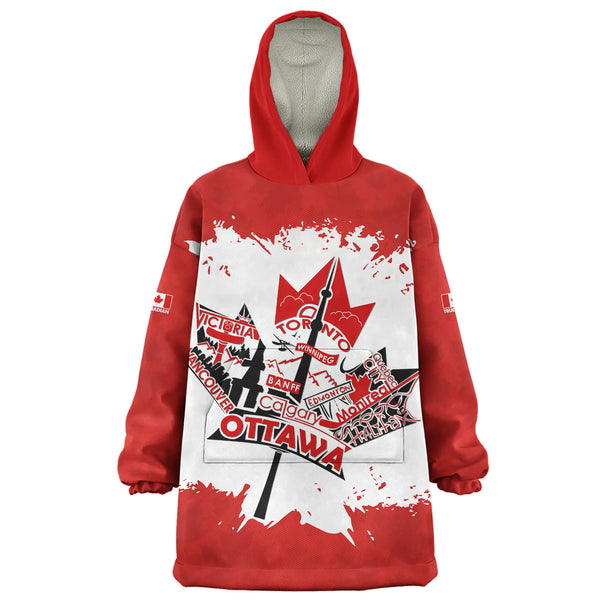 Canada Snug Hoodie Canada Day Maple Pride