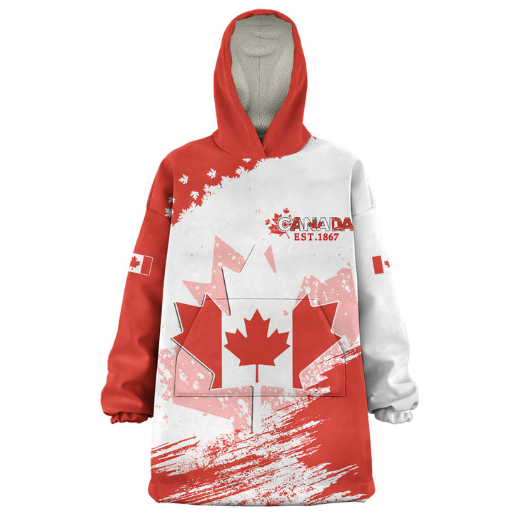 Canada Snug Hoodie Maple Born Canada Made