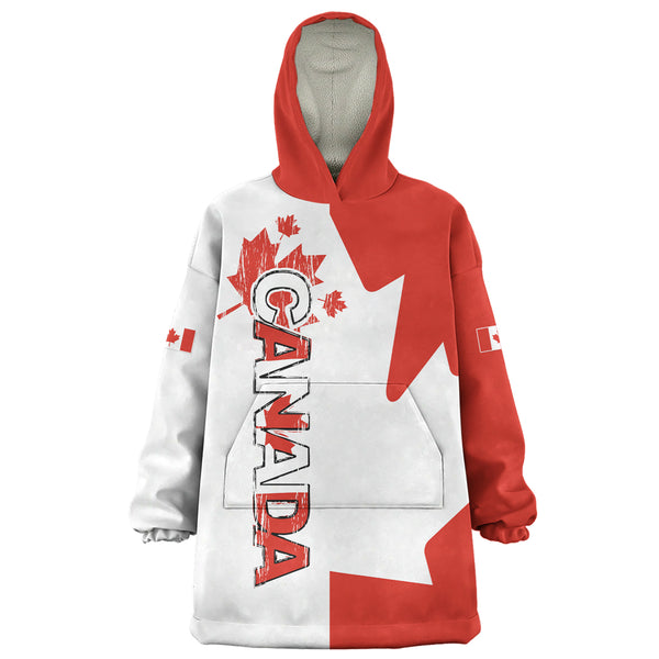 Canada Snug Hoodie Canada Red And White Boldness