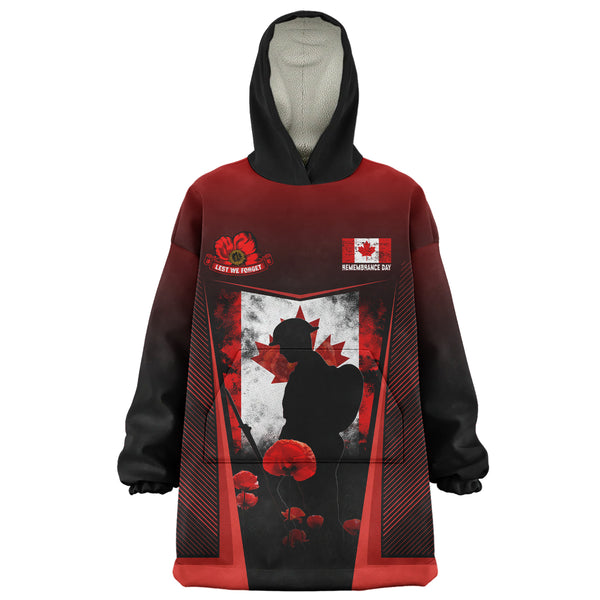 Canada Snug Hoodie Remembrance Day Heroes Of The Maple Leaf