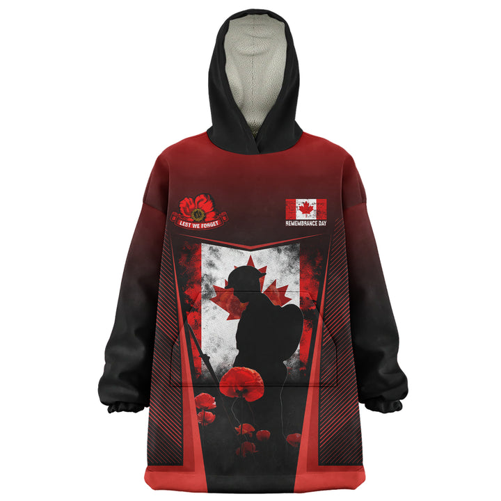 Canada Snug Hoodie Remembrance Day Heroes Of The Maple Leaf