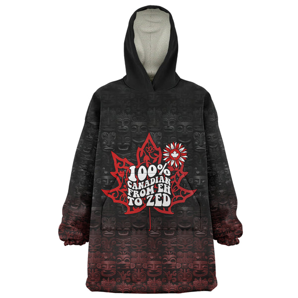 Canada Snug Hoodie Totem Shadows Canada’s Spirit