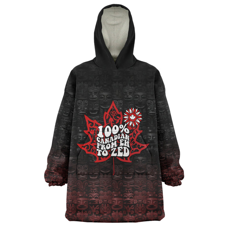 Canada Snug Hoodie Totem Shadows Canada’s Spirit