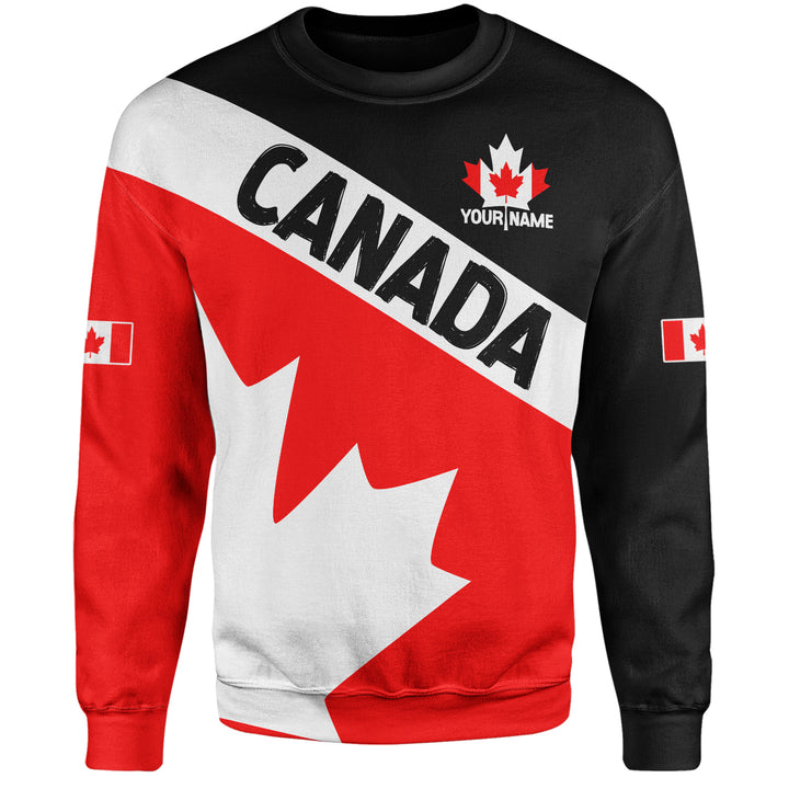 Canada Sweatshirt Maple Power Stripes