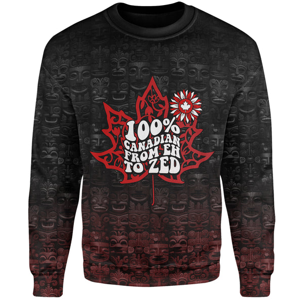 Canada Sweatshirt Totem Shadows Canada’s Spirit