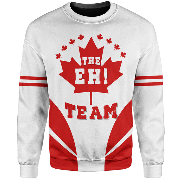 Canada Sweatshirt Custom Canada The Eh Team Maple Leaf