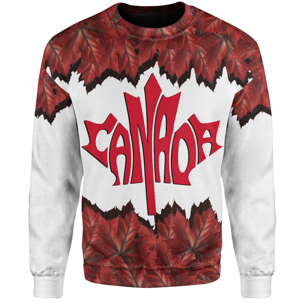Canada Sweatshirt Red Leaf Dominion