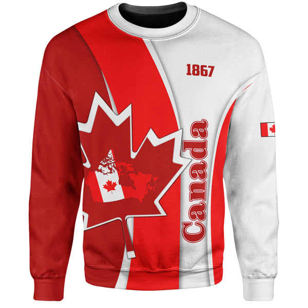 Canada Sweatshirt Founding Year Spirit