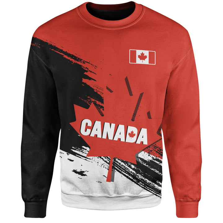 Canada Sweatshirt Canada Maple Crest Honor
