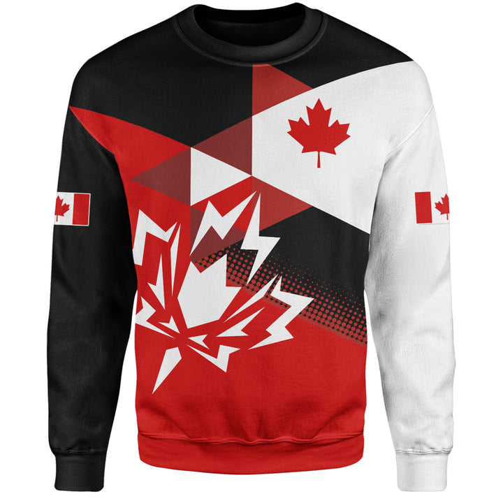 Canada Sweatshirt Canada Maple Streetwear Graphic Style