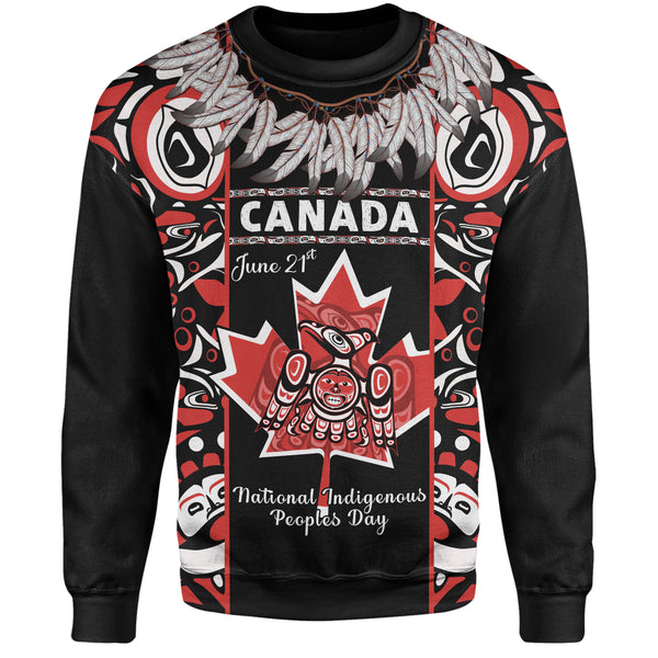 Canada Sweatshirt National Indigenous Peoples Day Canadian Indigenous Haida