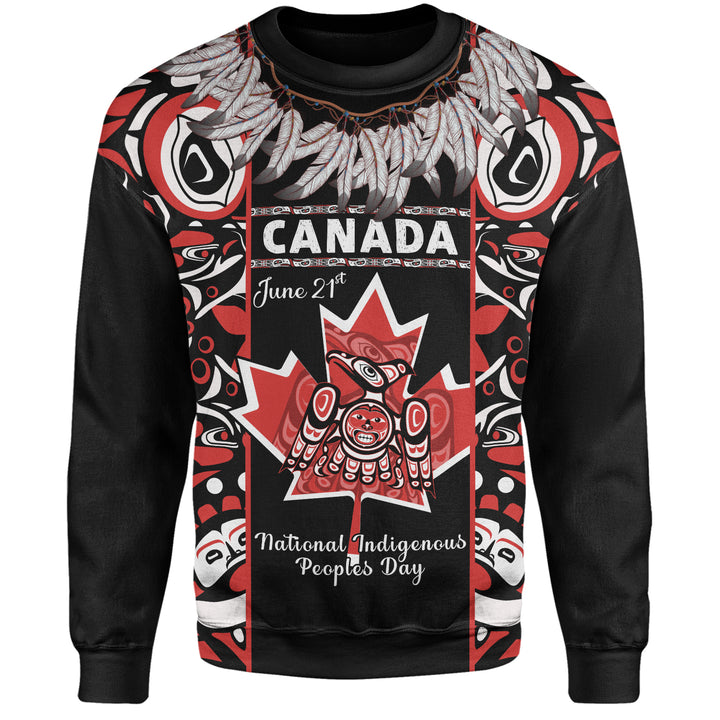 Canada Sweatshirt National Indigenous Peoples Day Canadian Indigenous Haida