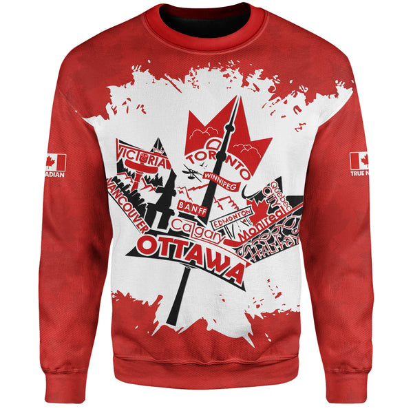 Canada Sweatshirt Canada Day Maple Pride
