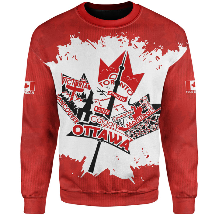 Canada Sweatshirt Canada Day Maple Pride