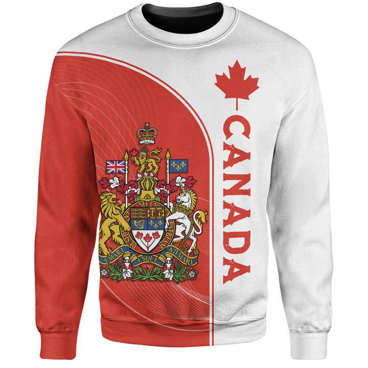 Canada Sweatshirt Canadian Royal Emblem