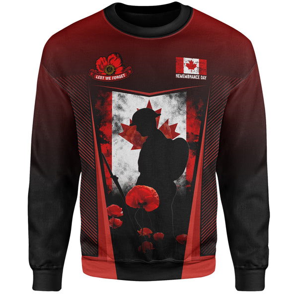 Canada Sweatshirt Remembrance Day Heroes Of The Maple Leaf