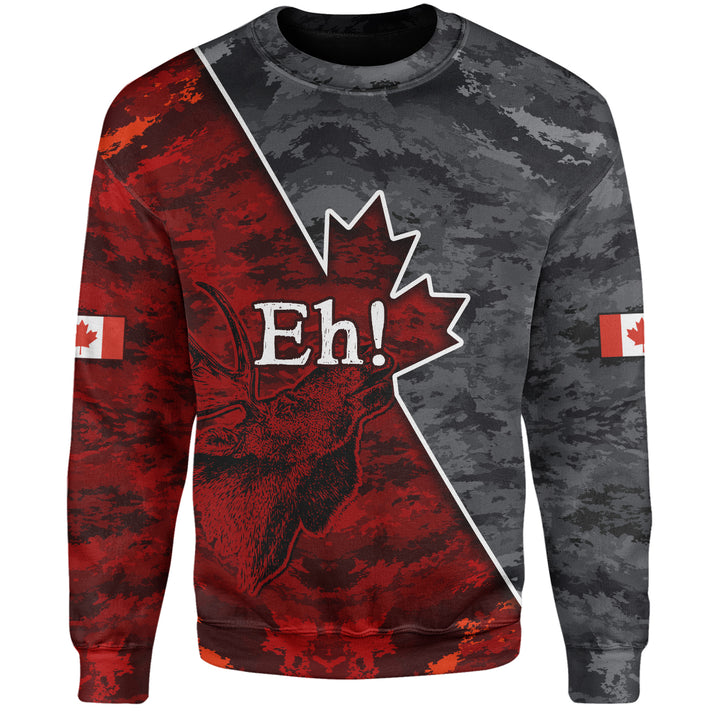 Canada Sweatshirt Camouflage Maple Strength