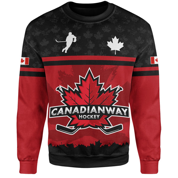 Canada Sweatshirt True North Hockey Pride