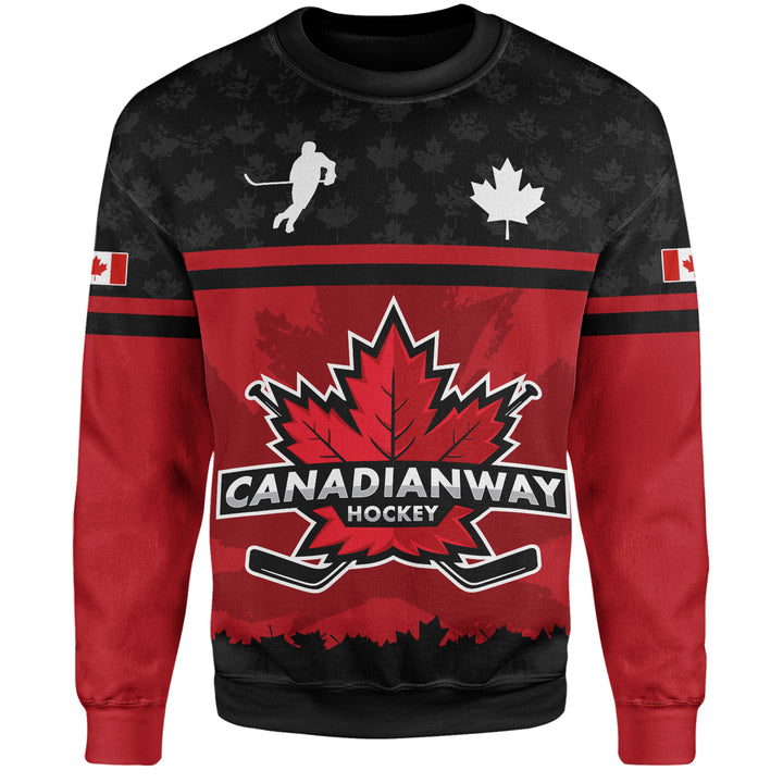 Canada Sweatshirt True North Hockey Pride