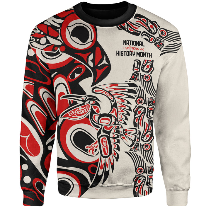 Canada Sweatshirt Haida Sacred Wings History Month Edition