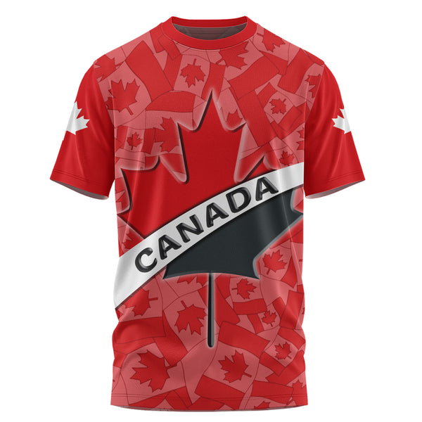 Canada T-Shirt Born Canadian Built Proud
