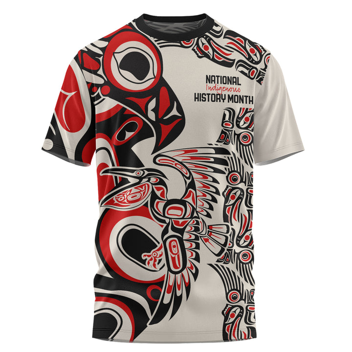 Canada T-Shirt Haida Sacred Wings History Month Edition