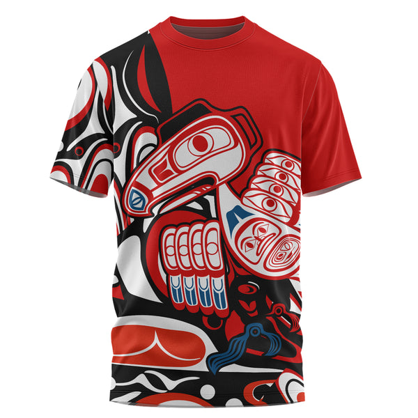 Canada T-Shirt Haida Red Totem Legacy