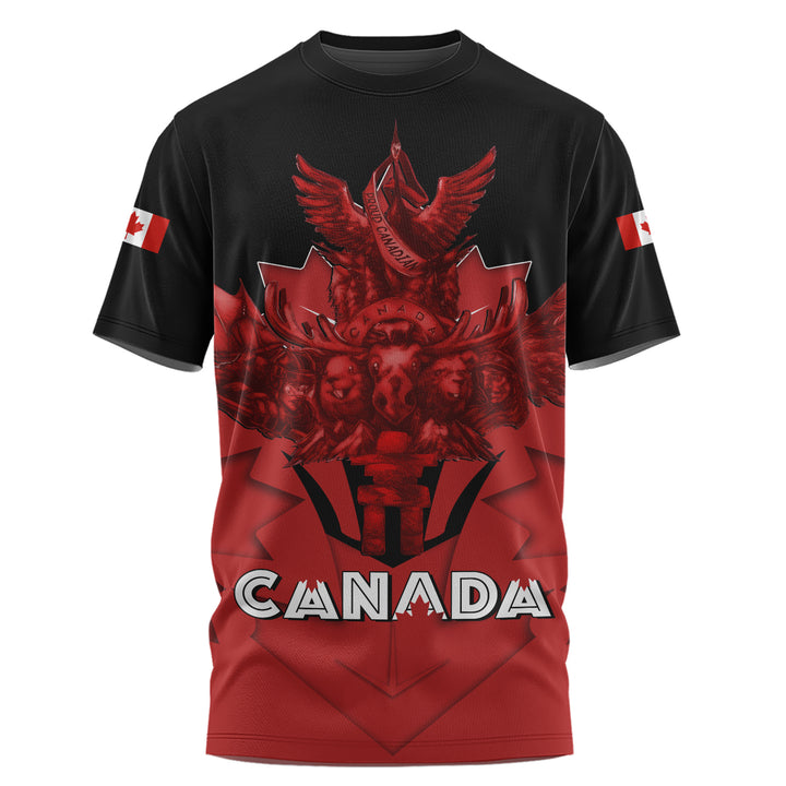 Canada T-Shirt Red Sovereign Northern Emblem