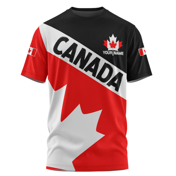 Canada T-Shirt Maple Power Stripes