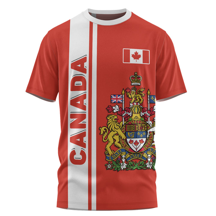 Canada T-Shirt Canada Coat Of Arms Simple Style
