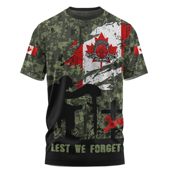 Canada T-Shirt Remembrance Day Fallen Soldiers Memorial