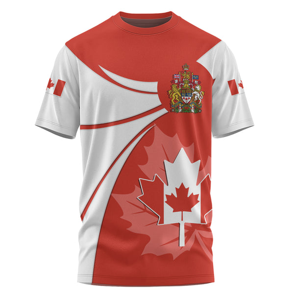 Canada T-Shirt Canada Maple Wave Design