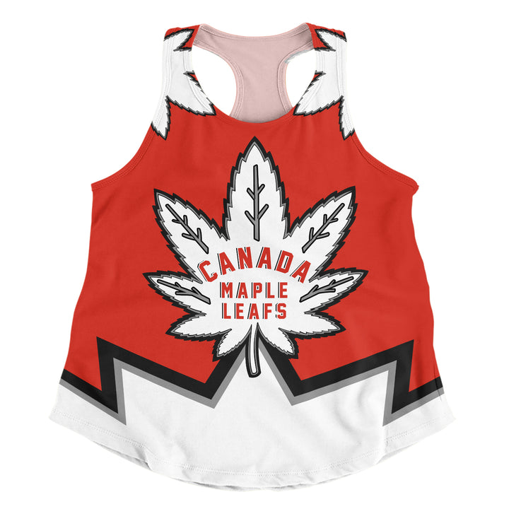 Canada Women Tank Red Maple Leafs Spirit