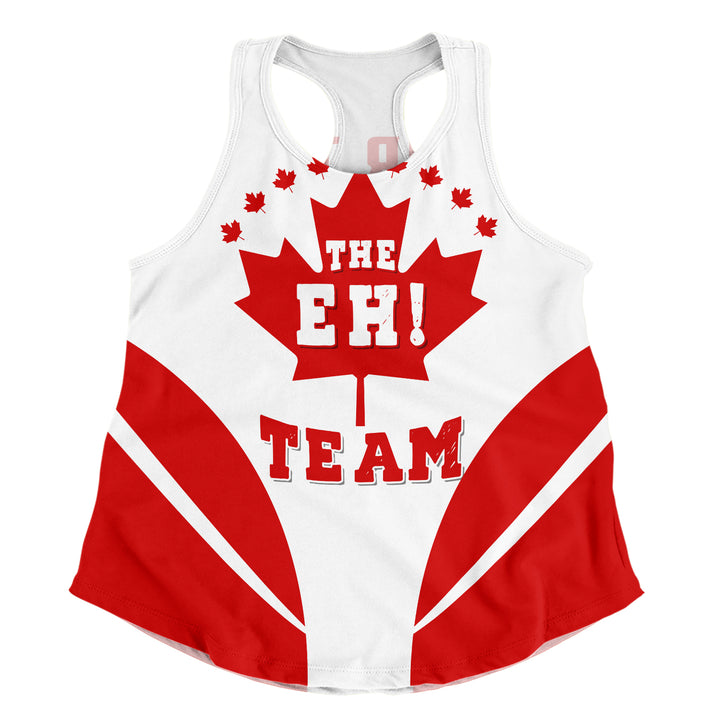 Canada Women Tank Custom Canada The Eh Team Maple Leaf
