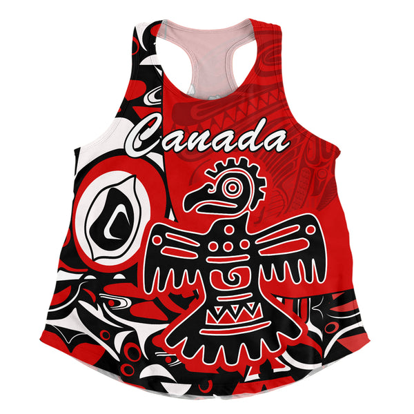 Canada Women Tank Canada Eagle’s Might Haida Heritage