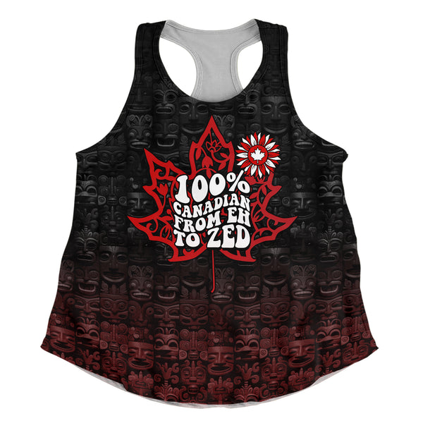 Canada Women Tank Totem Shadows Canada’s Spirit