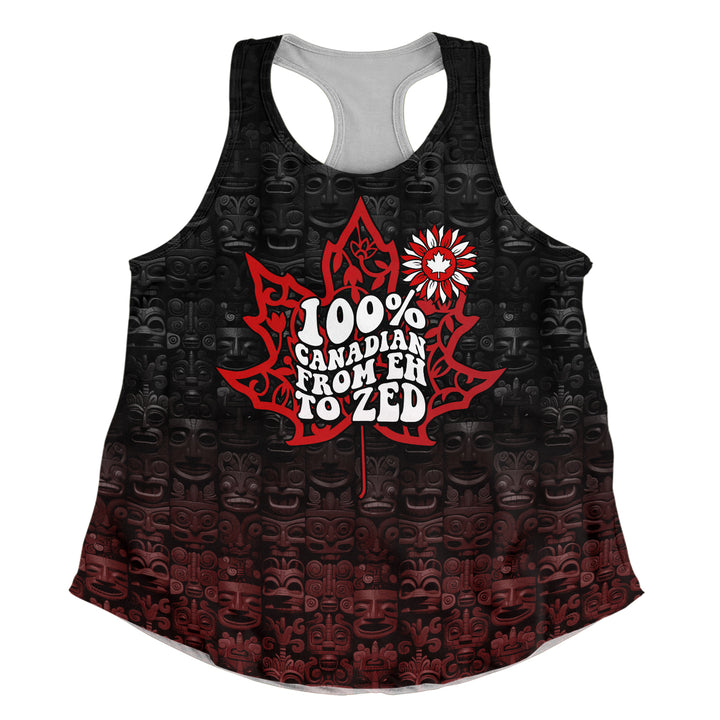 Canada Women Tank Totem Shadows Canada’s Spirit