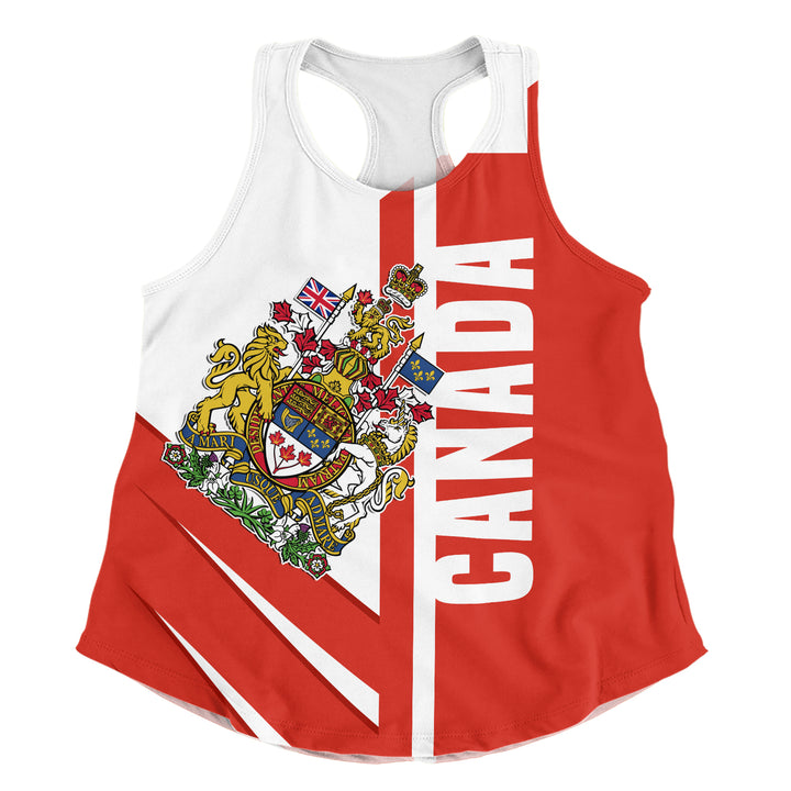 Canada Women Tank Canada Coat Of Arms Tribute
