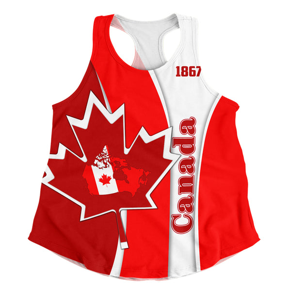 Canada Women Tank Founding Year Spirit