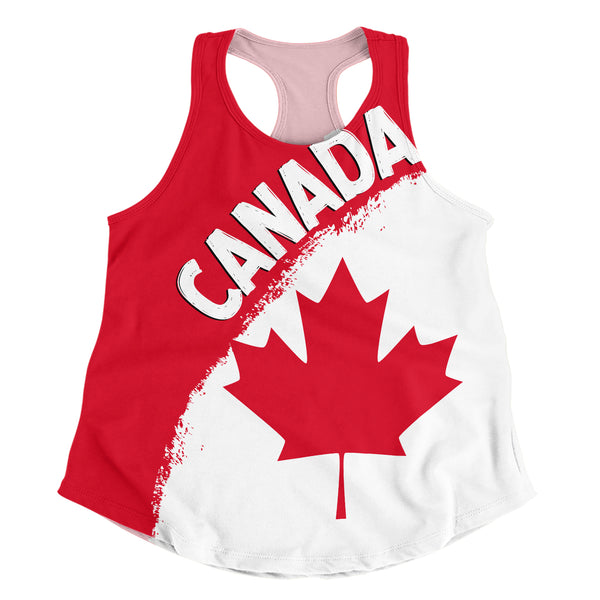 Canada Women Tank Maple Wave True North Spirit