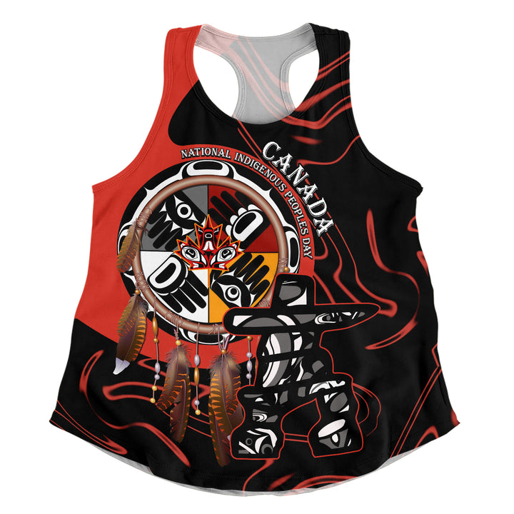 Canada Women Tank Indigenous Peoples Day With Dreamcatche