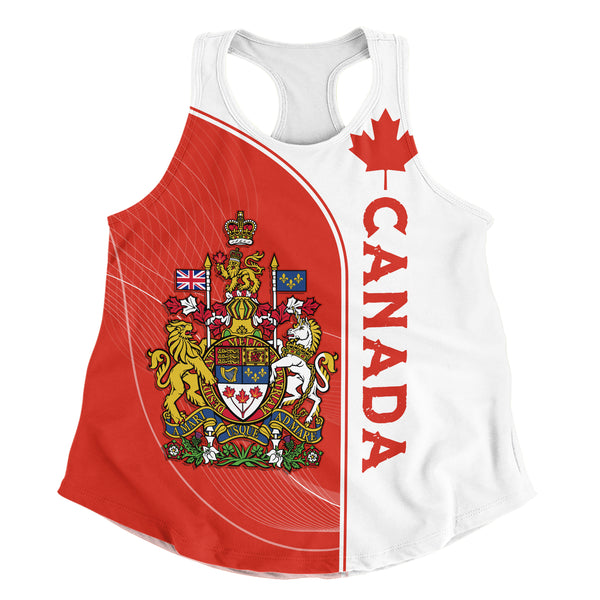 Canada Women Tank Canadian Royal Emblem