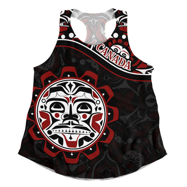 Canada Women Tank Haida Sun Spirit