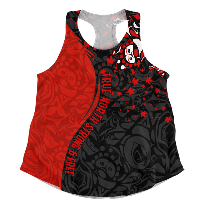 Canada Women Tank Haida Flame Canada Proud