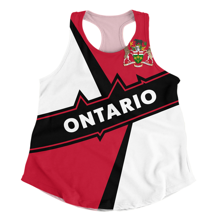 Ontario Women Tank Loyal True North Provincial Style