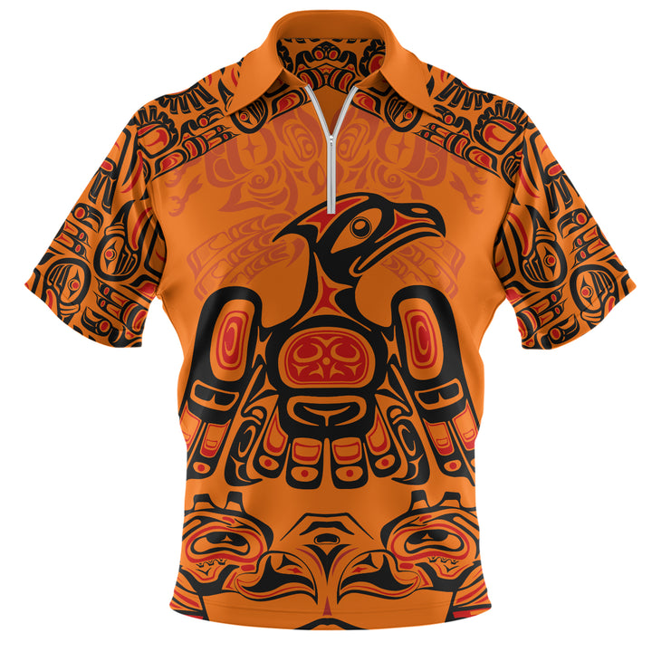 Canada Zip Polo Shirt Rise Of The Thunderbird